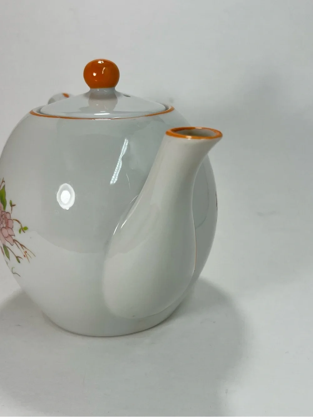 Chinese‎ Porcelain Floral Teapot